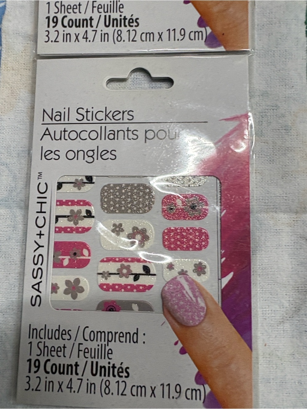 Sassy & Chic Nail Stickers - 2 packages